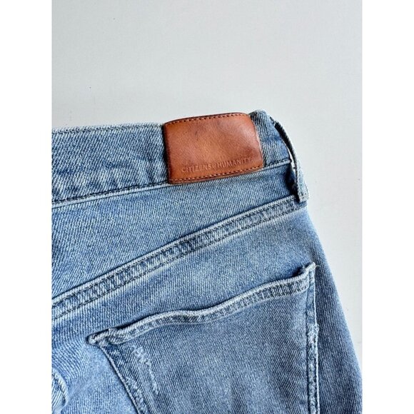 CITIZENS OF HUMANITY Skyla Julep Mid Rise Cropped Cigarette Jeans, Size 26 - Picture 10 of 16